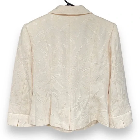Worthington 3/4 Length Sleeve Porcelain Beige Blazer 14 NWOT - Picture 4 of 6